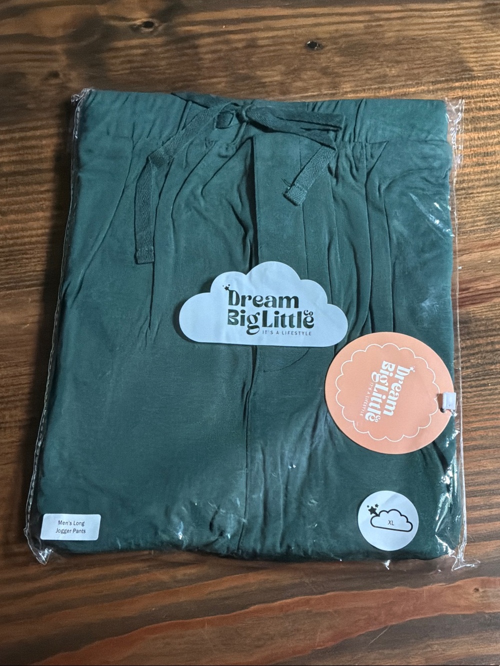 Dream Big Little Men's Green Jogger Pants